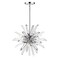 Z-Lite Burst 6 Light Chandelier, Chrome & Clear 4003-6CH - alternate 3